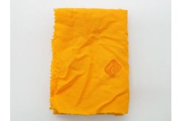 益子焼　赤絵　吉川心水(よしかわもとみ)　4.3寸　約13cm　萩文茶碗(共箱付き、和食器、和皿、とんぼ、作家物、四寸三分)(R-062529)