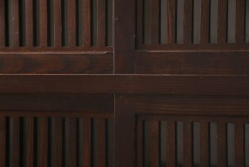 中古　美品　栗材　上質な和の空間を演出する水屋箪笥(食器棚、茶箪笥、戸棚、収納棚、キャビネット)(R-062532)