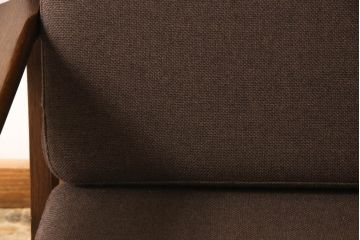デンマークビンテージ　GETAMA(ゲタマ)　Hans J Wegner(ハンス・J・ウェグナー)　GE290　オーク材　くつろぎの空間を演出するアームチェア(椅子、イス、1P、一人掛けソファ、1人掛けソファ、ヴィンテージ、北欧)(R-062535)