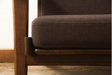 デンマークビンテージ　GETAMA(ゲタマ)　Hans J Wegner(ハンス・J・ウェグナー)　GE290　オーク材　くつろぎの空間を演出するアームチェア(椅子、イス、1P、一人掛けソファ、1人掛けソファ、ヴィンテージ、北欧)(R-062535)