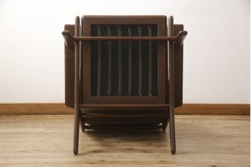 デンマークビンテージ　GETAMA(ゲタマ)　Hans J Wegner(ハンス・J・ウェグナー)　GE290　オーク材　くつろぎの空間を演出するアームチェア(椅子、イス、1P、一人掛けソファ、1人掛けソファ、ヴィンテージ、北欧)(R-062535)