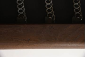 デンマークビンテージ　GETAMA(ゲタマ)　Hans J Wegner(ハンス・J・ウェグナー)　GE290　オーク材　くつろぎの空間を演出するアームチェア(椅子、イス、1P、一人掛けソファ、1人掛けソファ、ヴィンテージ、北欧)(R-062535)