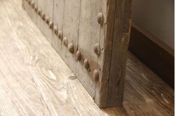 ヨーロッパアンティーク　建物の主役になるお洒落なフェンス付きドア(扉、建具)(R-062540)