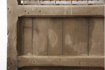 ヨーロッパアンティーク　建物の主役になるお洒落なフェンス付きドア(扉、建具)(R-062540)