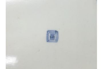 明治期　伊万里焼　錦手　金襴手　染錦　二重角富(角冨)　金彩　色絵　桃図　草花文　8.3寸皿　約25cm　煌びやかで豪華な絵付けの大皿2枚セット(深皿、和皿、和食器、八寸三分)(R-062553)