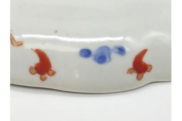 明治期　伊万里焼　錦手　金襴手　染錦　二重角富(角冨)　金彩　色絵　桃図　草花文　8.3寸皿　約25cm　煌びやかで豪華な絵付けの大皿2枚セット(深皿、和皿、和食器、八寸三分)(R-062556)