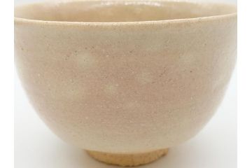 十三代　中里太郎右衛門　唐津茶碗　唐津焼　4.7寸　約14cm(共箱付き、中里逢庵、和食器、四寸七分)(R-062571)