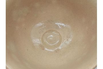 十三代　中里太郎右衛門　唐津茶碗　唐津焼　4.7寸　約14cm(共箱付き、中里逢庵、和食器、四寸七分)(R-062571)