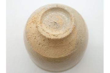十三代　中里太郎右衛門　唐津茶碗　唐津焼　4.7寸　約14cm(共箱付き、中里逢庵、和食器、四寸七分)(R-062571)