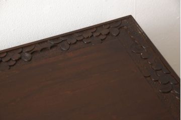 中古　美品　大阪屋家具店　軽井沢彫り　咲き誇る桜が見事に彫刻されたサイドチェスト(衣装箪笥、和タンス、引き出し、サイドボード)(R-062576)
