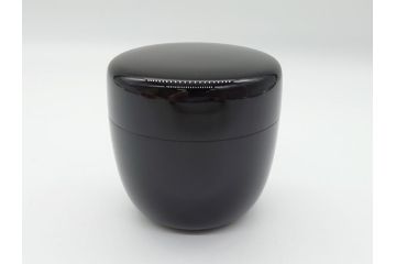 漆匠　木村表斎　碌々斎好　既望　棗(共箱付き、茶道具、茶筒、茶入、和食器)(R-062585)