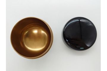 漆匠　木村表斎　碌々斎好　既望　棗(共箱付き、茶道具、茶筒、茶入、和食器)(R-062585)