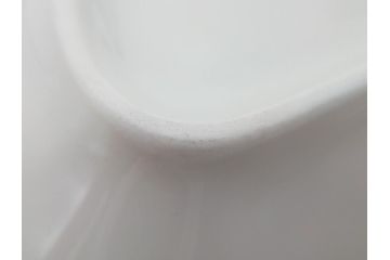 デンマーク　ROYAL　COPENHAGEN(ロイヤルコペンハーゲン)　ブルーフルーテッド　フルレース　クレセント　ディッシュ2客セット(変形皿、三門型、洋食器、プレート)(定価約88000円)(R-062590)