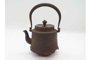 大正〜昭和初期　鉄瓶(藤紋?、草紋?、急須、茶道具)(R-062597)