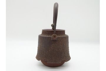 大正〜昭和初期　鉄瓶(藤紋?、草紋?、急須、茶道具)(R-062597)