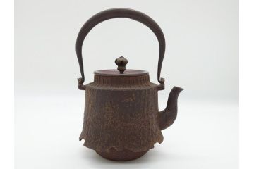 大正〜昭和初期　鉄瓶(藤紋?、草紋?、急須、茶道具)(R-062597)