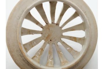 明治〜大正　変わり型　香炉　鳳凰文　草花文　変形(粉彩?、中国?、三つ足)(R-062603)