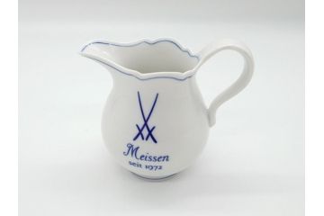 レア!!　ドイツ　マイセン　Meissen　アクアティンタ　Aquatinta　seit1972　K.P.M1723〜1725　双剣　クリーマー(洋食器、ミルクジャー)(R-062609)
