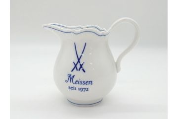 レア!!　ドイツ　マイセン　Meissen　アクアティンタ　Aquatinta　seit1972　K.P.M1723〜1725　双剣　クリーマー(洋食器、ミルクジャー)(R-062609)
