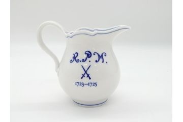 レア!!　ドイツ　マイセン　Meissen　アクアティンタ　Aquatinta　seit1972　K.P.M1723〜1725　双剣　クリーマー(洋食器、ミルクジャー)(R-062609)