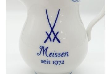 レア!!　ドイツ　マイセン　Meissen　アクアティンタ　Aquatinta　seit1972　K.P.M1723〜1725　双剣　クリーマー(洋食器、ミルクジャー)(R-062609)