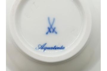レア!!　ドイツ　マイセン　Meissen　アクアティンタ　Aquatinta　seit1972　K.P.M1723〜1725　双剣　クリーマー(洋食器、ミルクジャー)(R-062609)