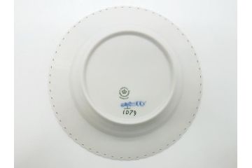 デンマーク　ROYAL　COPENHAGEN(ロイヤルコペンハーゲン)　ブルーフルーテッド　フルレース　約23cm　ディーププレート(スープディッシュ、皿、洋食器)(定価約38500円)(R-062611)