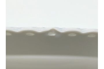 デンマーク　ROYAL　COPENHAGEN(ロイヤルコペンハーゲン)　ブルーフルーテッド　フルレース　約25cm　皿4枚セット(プレート、洋食器)(定価約172000円)(R-062613)