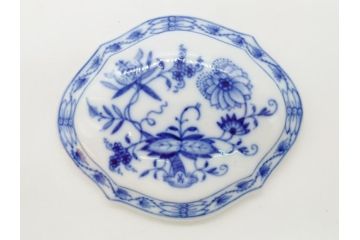 ドイツ　マイセン　Meissen　ブルーオニオン シュガーポット&ボンボン入れセット(菓子器、小物入れ、蓋物、洋食器)(定価:シュガーポット約33,000円、ボンボン入れ約37,400円)(R-062616)