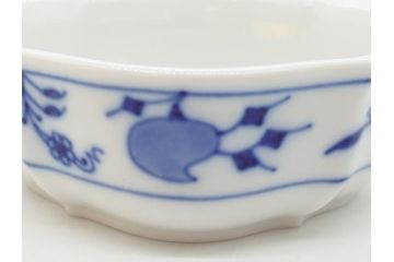 ドイツ　マイセン　Meissen　ブルーオニオン シュガーポット&ボンボン入れセット(菓子器、小物入れ、蓋物、洋食器)(定価:シュガーポット約33,000円、ボンボン入れ約37,400円)(R-062616)