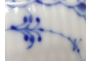 デンマーク　ROYAL COPENHAGEN　ロイヤルコペンハーゲン　ブルーフルーテッド　ハーフレース　シュガーボウル(シュガーポット、洋食器)(定価38,500円)(R-062617)