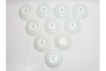 十二代　酒井田柿右衛門　錦海老画　4.8寸　約14.5cm　中皿10客セット(共箱付き、和食器、和皿、4寸8分)(R-062618)