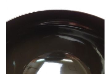 輪島塗　老松　蒔絵　木製　吸物椀10客セット(雑煮椀、黒漆、お椀、漆器)(R-062619)