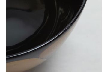 輪島塗　老松　蒔絵　木製　吸物椀10客セット(雑煮椀、黒漆、お椀、漆器)(R-062619)
