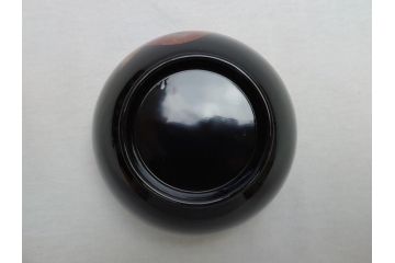 輪島塗　老松　蒔絵　木製　吸物椀10客セット(雑煮椀、黒漆、お椀、漆器)(R-062619)