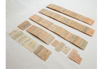 古い切符　急行券　準急行券　列車寝台券等　硬券　354枚　大量セット(R-062624)