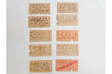 古い切符　急行券　準急行券　列車寝台券等　硬券　354枚　大量セット(R-062624)