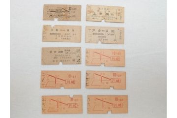 古い切符　急行券　準急行券　列車寝台券等　硬券　354枚　大量セット(R-062624)