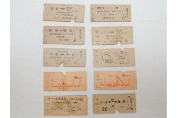 古い切符　急行券　準急行券　列車寝台券等　硬券　354枚　大量セット(R-062624)
