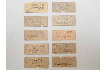 古い切符　急行券　準急行券　列車寝台券等　硬券　354枚　大量セット(R-062624)