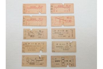 古い切符　急行券　準急行券　列車寝台券等　硬券　354枚　大量セット(R-062624)