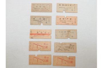 古い切符　急行券　準急行券　列車寝台券等　硬券　354枚　大量セット(R-062624)