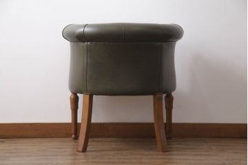 中古　美品　イタリア家具　ス・ミズーラ(SU MISURA)　ラグジュアリーな空間を演出するラウンジチェア(アームチェア、椅子、イス、一人掛け、1P)(R-062626)