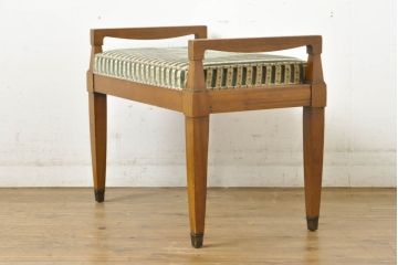 中古　DREXEL HERITAGE(ドレクセルヘリテイジ)　直線的なフォルムが美しいオットマン(スツール)(R-062636)