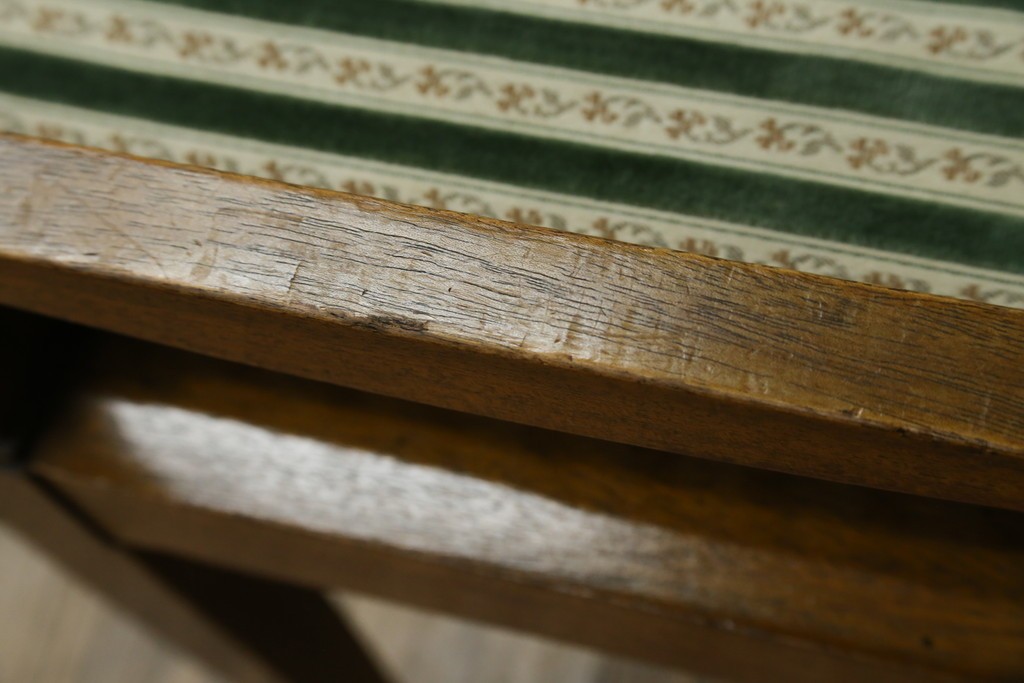 中古　DREXEL HERITAGE(ドレクセルヘリテイジ)　直線的なフォルムが美しいオットマン　(R-062637)