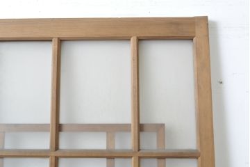 アンティーク建具　大正ロマンの雰囲気溢れるガラス戸1枚(引き戸、建具)(R-062645)