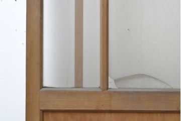 アンティーク建具　大正ロマンの雰囲気溢れるガラス戸1枚(引き戸、建具)(R-062645)