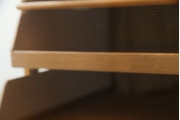 イギリスアンティーク　オーク材　使い込まれた木の風合いが魅力のシャツケース(ガラスケース、ショーケース、店舗什器、引き出し、陳列棚)(R-062646)