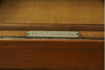 イギリスアンティーク　オーク材　使い込まれた木の風合いが魅力のシャツケース(ガラスケース、ショーケース、店舗什器、引き出し、陳列棚)(R-062646)