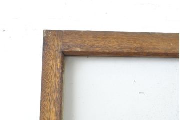 ビンテージ建具　味わい深いガラス扉1枚(ドア、木製ドア、ヴィンテージ)(R-062653)